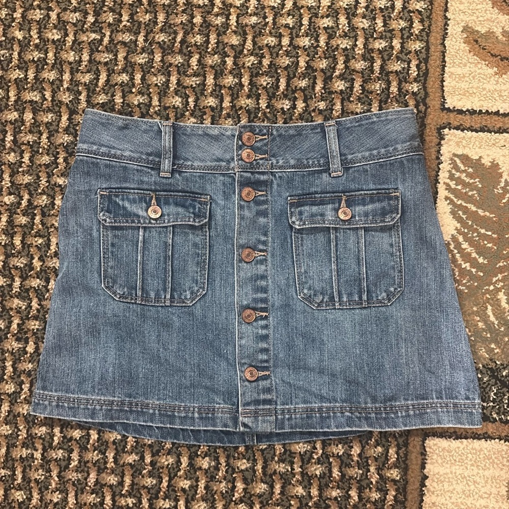 Abercrombie & Fitch Jean Skirt